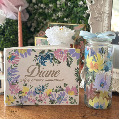 Livre d’Or Mariage - Baptême Fait Main – Papier de Qualité Personnalisable