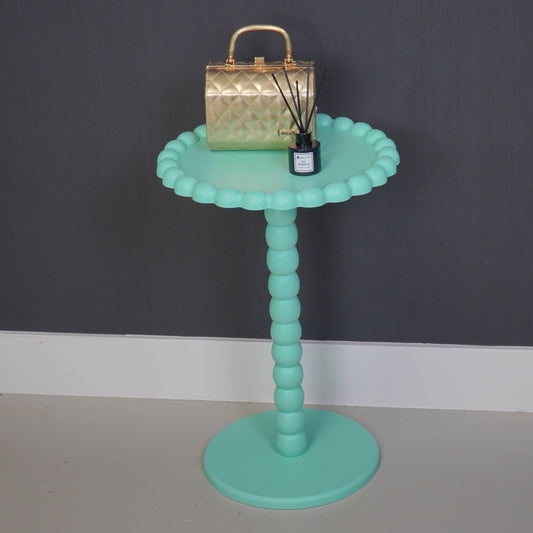 Table d'appoint - Ronde - Menthe - MDF - 38X55cm tendance déco coloré