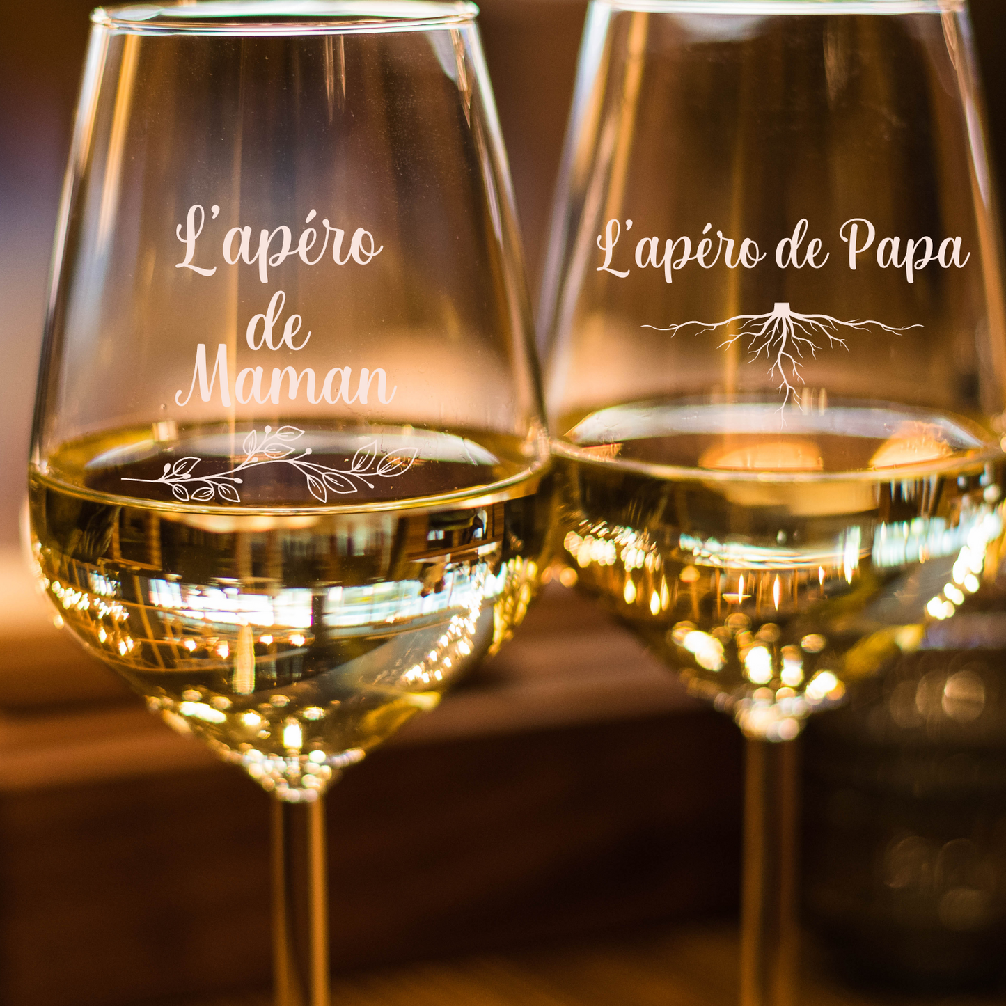 verre personnalisé, verre à vin personnalisé, texte de votre choix, cadeau fête des pères, papi, mamie maman personnalisation gravure