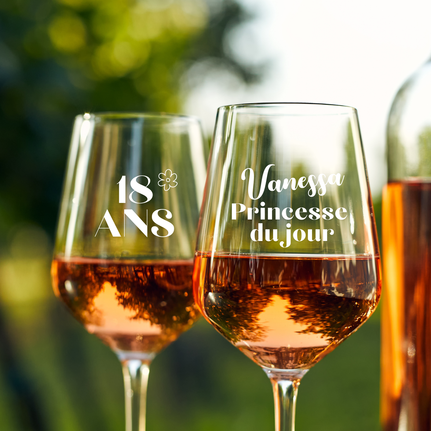 verre personnalisé, verre à vin personnalisé, texte de votre choix, cadeau fête des pères, papi, mamie maman personnalisation gravure