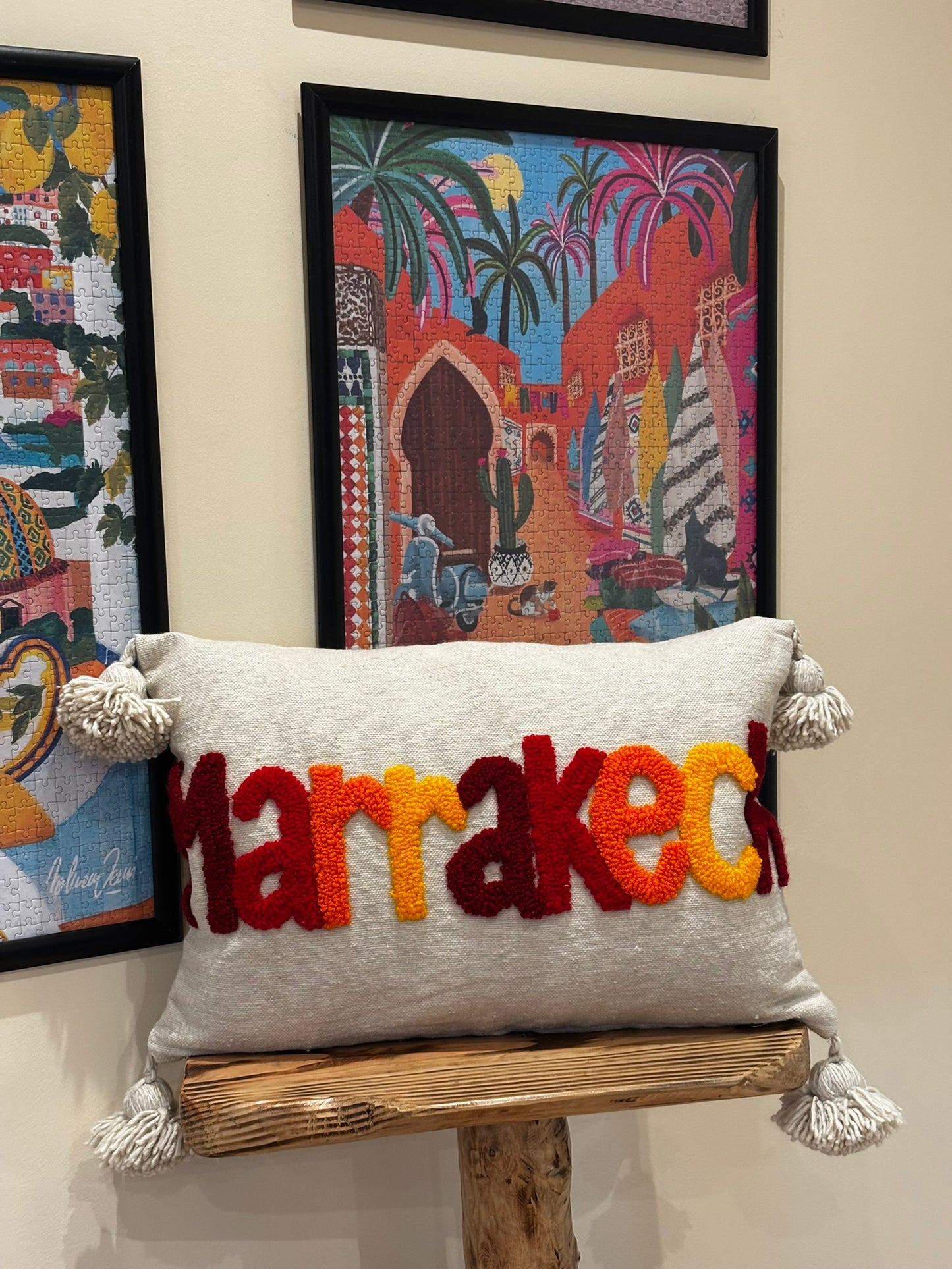 Coussin Berbère 60 × 45 cm – Fait main au Maroc marrakech