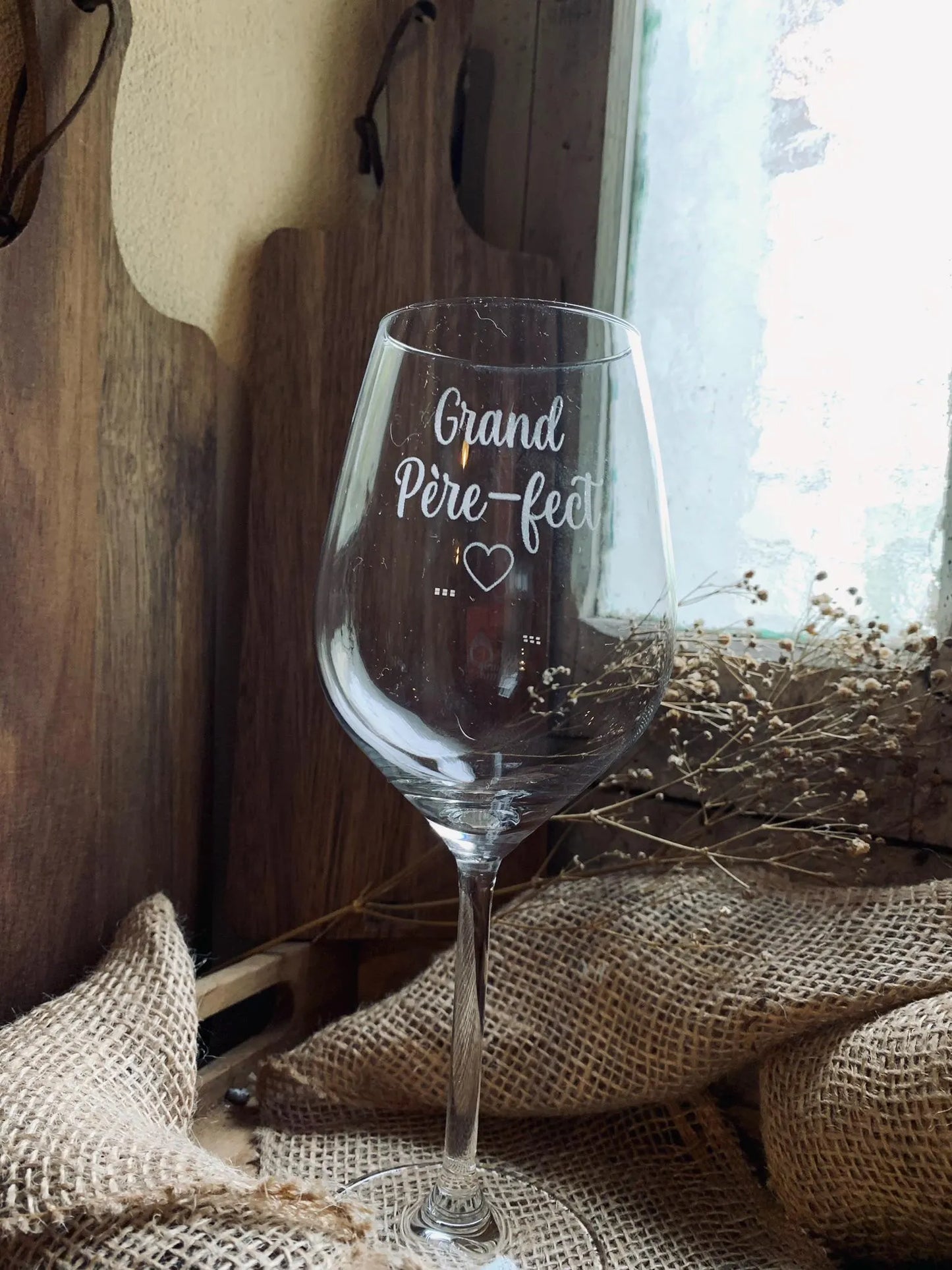 Verre vin personnalisé fête des mère, cadeau pour maman, cadeau pour la famille personnalisé gravure sur verre personnalisation sur verre